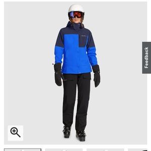 Eddie Bauer Chair Six shell ski jacket petite S